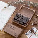10 Essentials for Journaling - Alpha Numeric Wooden Stamp Set